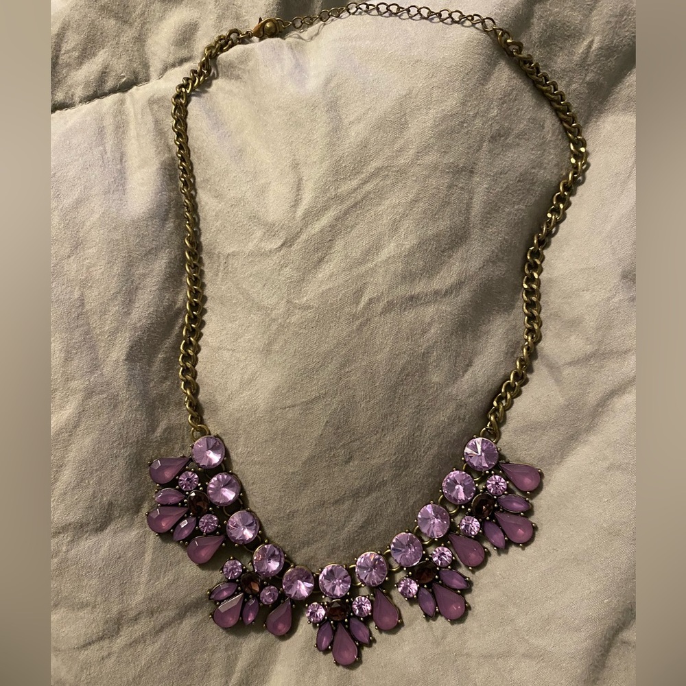 Purple necklace